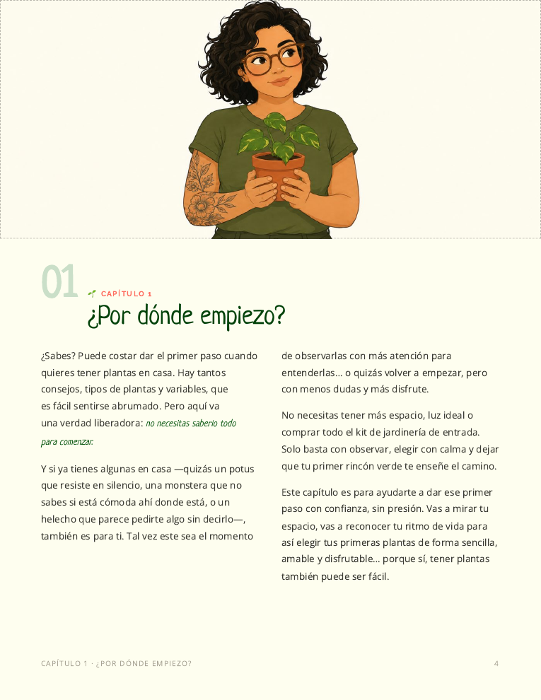 Página interior del capítulo por dónde empiezo